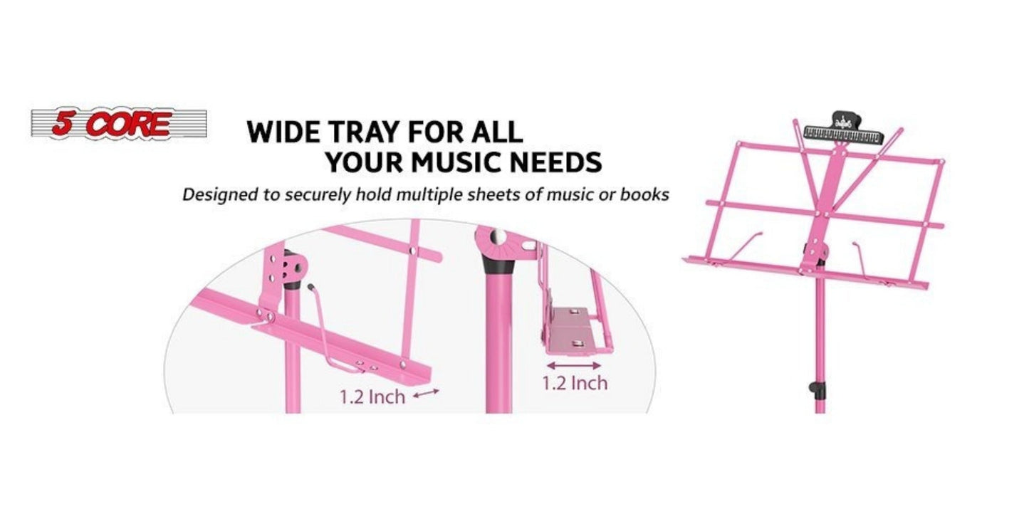 Folding Music Stand, Foldable, Adjustable, Core for Holding Sheet Music For Lessons detail image - detail view 13