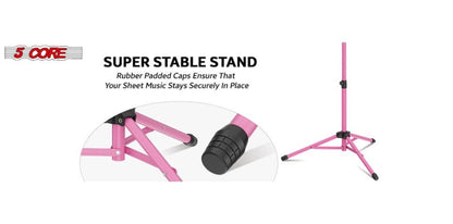 Folding Music Stand, Foldable, Adjustable, Core for Holding Sheet Music For Lessons detail image - detail view 14