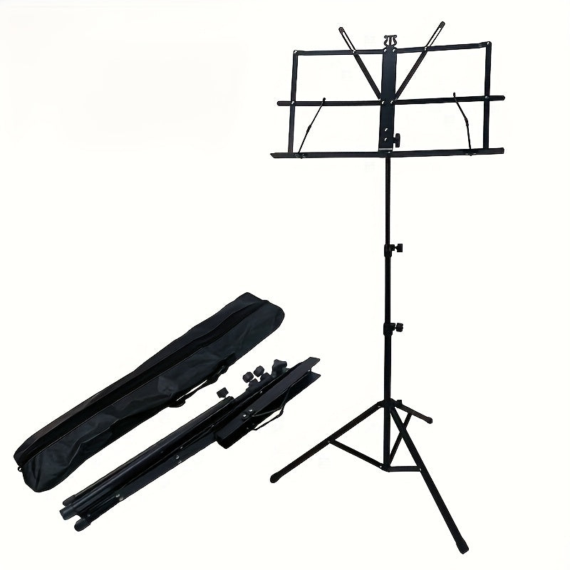 Folding Music Stand shown in the Black option
