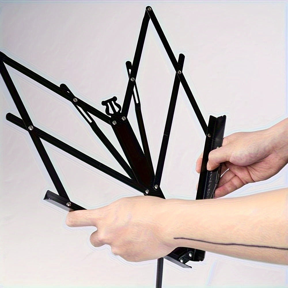 Folding Music Stand, Portable, Foldable, 2-in-1 for Holding Sheet Music For Lessons detail image - detail view 10