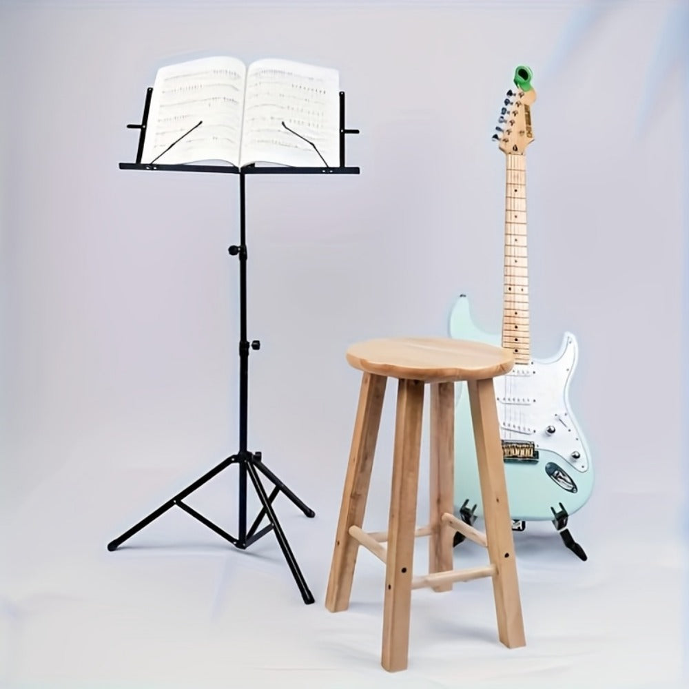 Folding Music Stand, Portable, Foldable, 2-in-1 for Holding Sheet Music For Lessons detail image