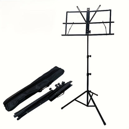 Folding Music Stand, Portable, Foldable, 2-in-1 for Holding Sheet Music For Lessons detail image - detail view 3