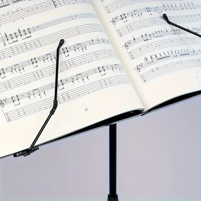 Folding Music Stand, Portable, Foldable, 2-in-1 for Holding Sheet Music For Lessons detail image - detail view 9