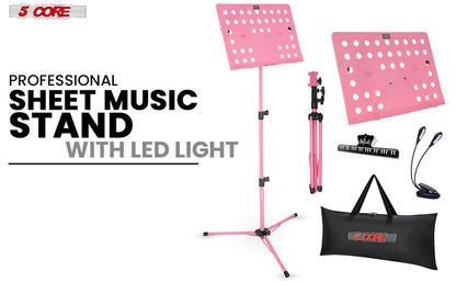 Folding Music Stand, Rechargeable, Foldable, Core for Holding Sheet Music For Lessons detail image - detail view 10