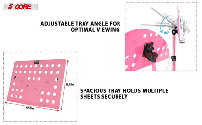 Folding Music Stand, Rechargeable, Foldable, Core for Holding Sheet Music For Lessons detail image - detail view 12