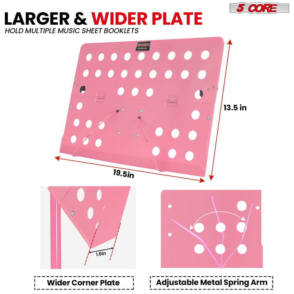 Folding Music Stand, Rechargeable, Foldable, Core for Holding Sheet Music For Lessons detail image - detail view 3