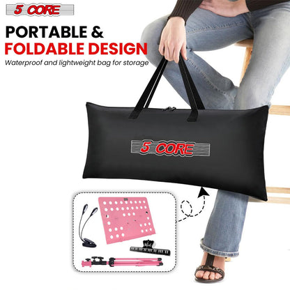 Folding Music Stand, Rechargeable, Foldable, Core for Holding Sheet Music For Lessons detail image - detail view 7