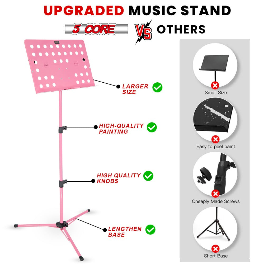 Folding Music Stand, Rechargeable, Foldable, Core for Holding Sheet Music For Lessons detail image - detail view 8