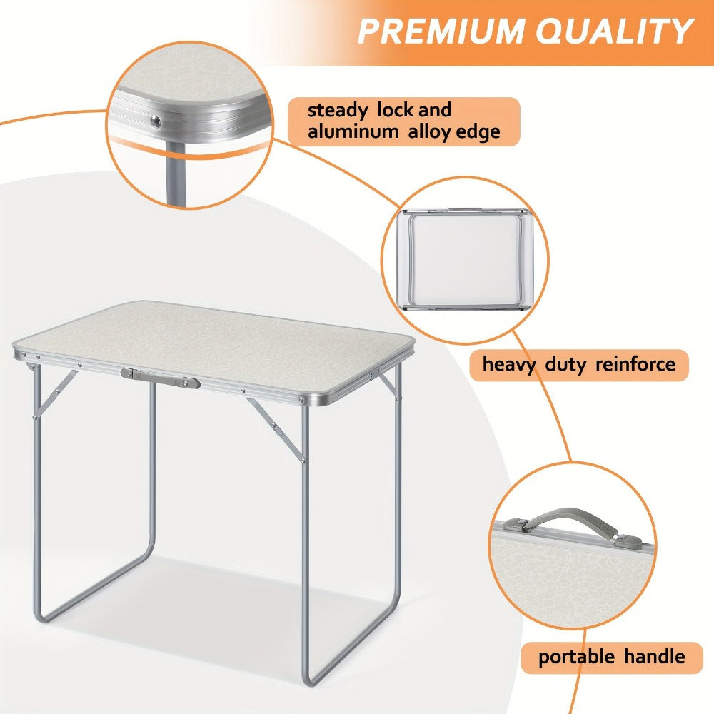 Folding Table, Space-Saving Utility Table for Work, Display, and Everyday Use detail image