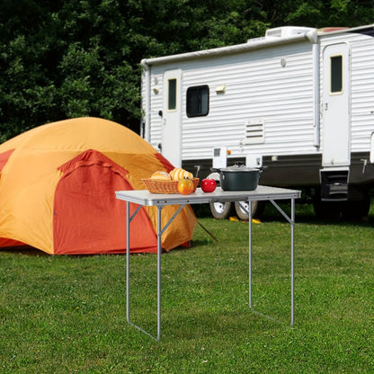 Folding Table, Space-Saving Utility Table for Work, Display, and Everyday Use detail image - detail view 7