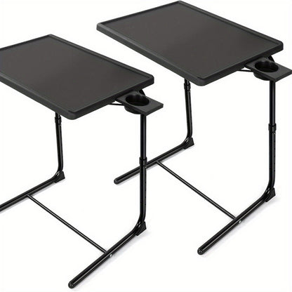 Folding Tray Table with Adjustable Height for Work, Display, and Everyday Use detail image