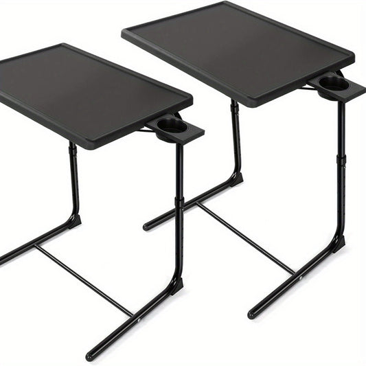 Folding Tray Table with Adjustable Height for Work, Display, and Everyday Use detail image