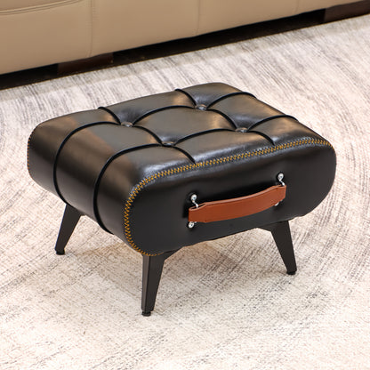 Footstool shown in the Black option