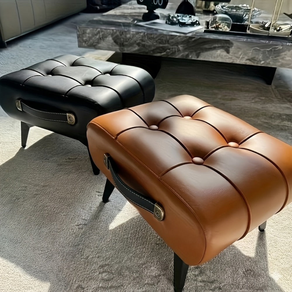 Footstool with Footrest for Practical Everyday Home Use in Living Room detail image - detail view 12