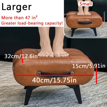 Footstool with Footrest for Practical Everyday Home Use in Living Room detail image - detail view 3