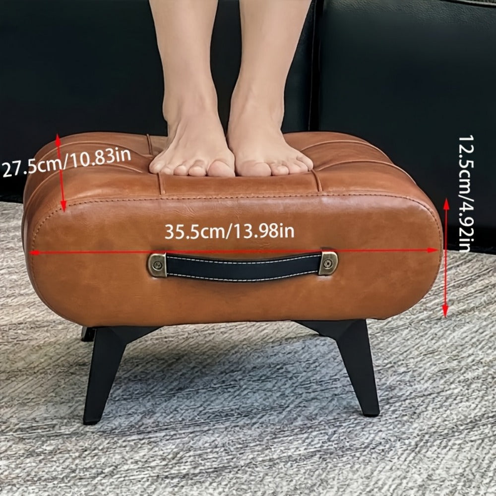 Footstool with Footrest for Practical Everyday Home Use in Living Room detail image - detail view 4