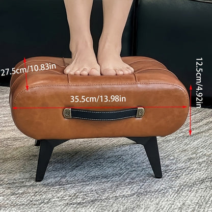 Footstool with Footrest for Practical Everyday Home Use in Living Room detail image - detail view 4