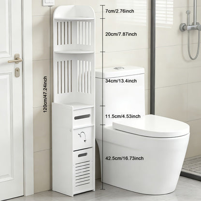 Freestanding Bathroom Cabinet with Waterproof Protection for Organized Everyday Storage detail image - detail view 3