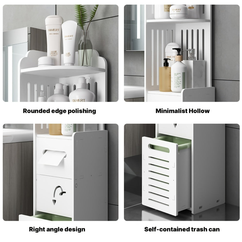 Freestanding Bathroom Cabinet with Waterproof Protection for Organized Everyday Storage detail image - detail view 7