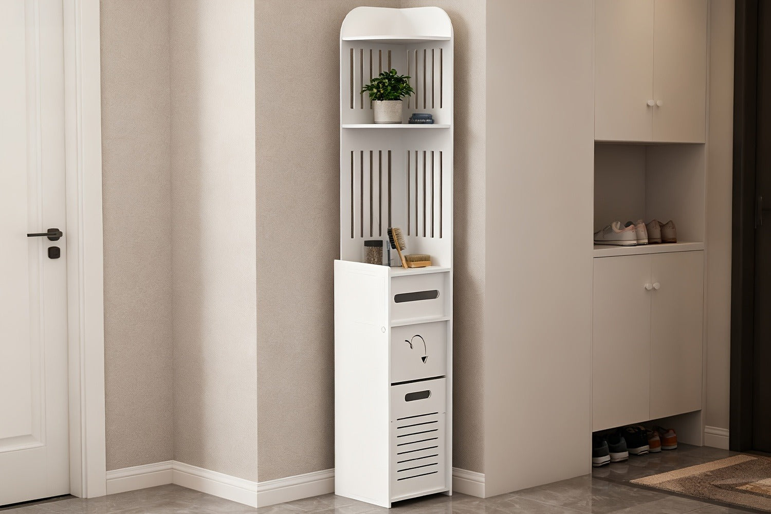 Freestanding Bathroom Cabinet with Waterproof Protection for Organized Everyday Storage detail image - detail view 9