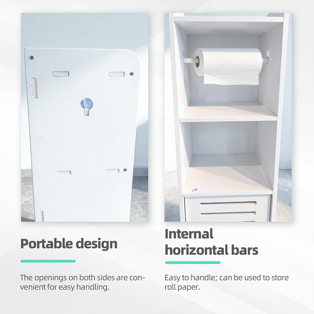 Freestanding Bathroom Storage Cabinet, Home Storage Cupboard detail image - detail view 10