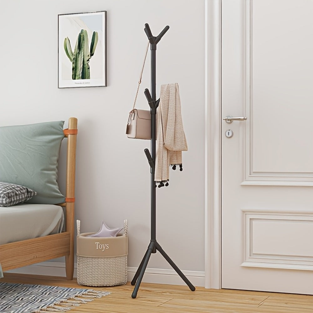 Freestanding Clothes Rack with Rolling Wheels for Organized Everyday Storage detail image - detail view 10