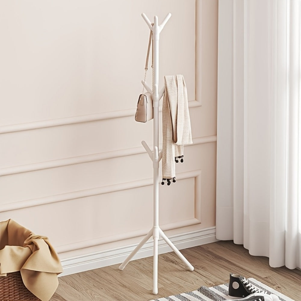 Freestanding Clothes Rack with Rolling Wheels for Organized Everyday Storage detail image - detail view 9
