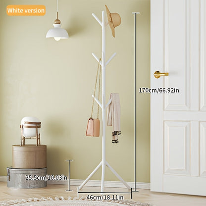 Clothes Rack shown in the White-9 Hooks option