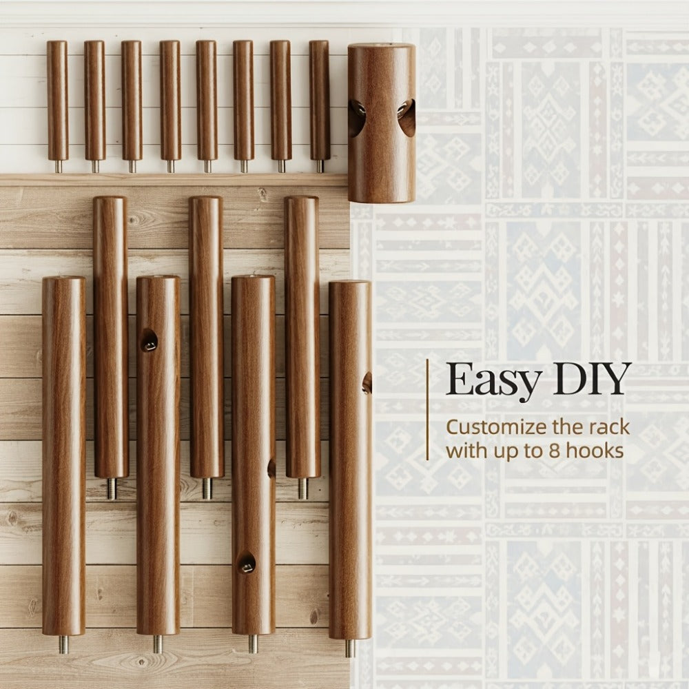 Freestanding Coat Rack with Adjustable Height, Coat and Hat Organizer detail image - detail view 6