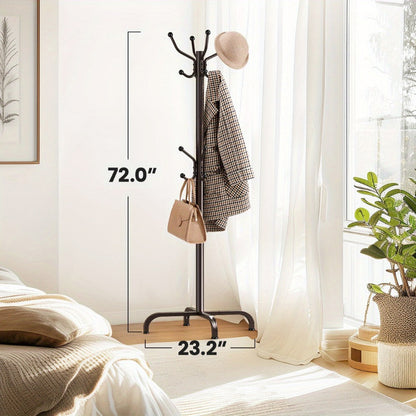 Freestanding Coat Rack with Adjustable Height, Coat and Hat Organizer detail image - detail view 7