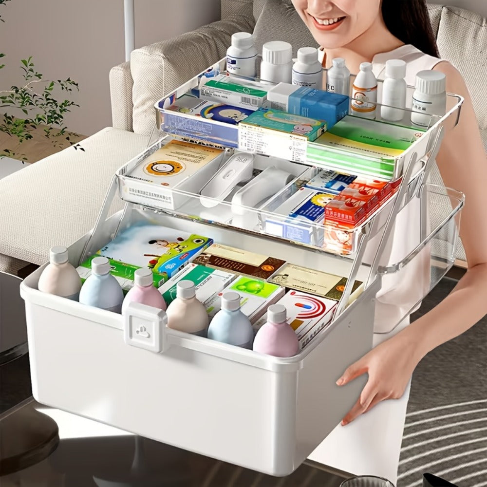 Freestanding Medicine Chest with Large-Capacity Storage for Bedroom detail image - detail view 6