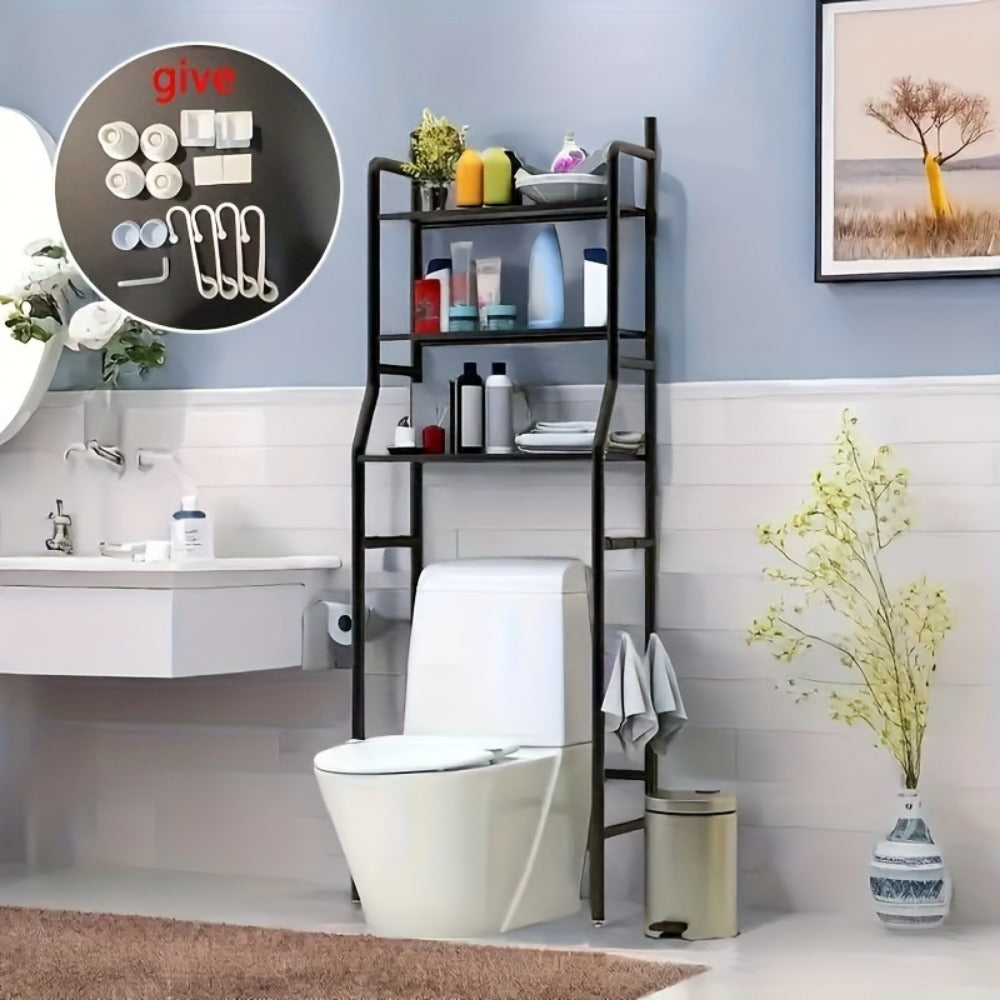 Freestanding Metal Bathroom Storage Rack for Organized Everyday Storage detail image - detail view 8
