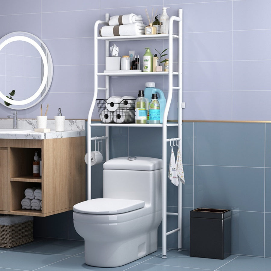 Bathroom Storage Rack shown in the Style A - 3Layer 19.69inch White option