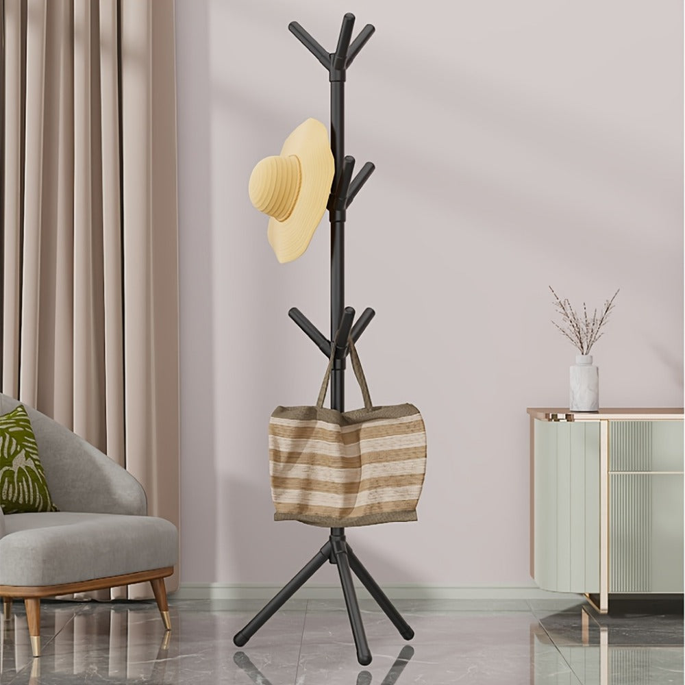 Freestanding Metal Coat Rack, Entryway Hall Tree for Organized Everyday Storage detail image