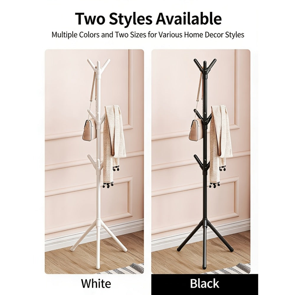 Freestanding Metal Coat Rack, Entryway Hall Tree for Organized Everyday Storage detail image - detail view 7
