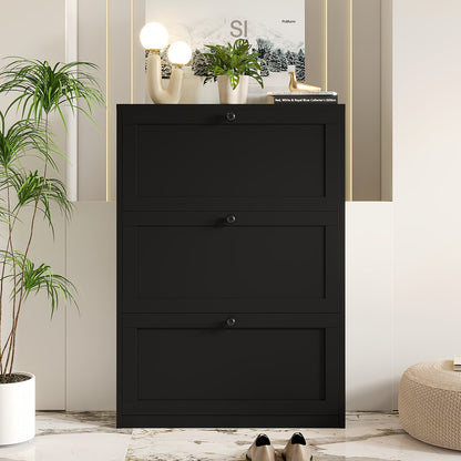 Shoe Cabinet shown in the Black option