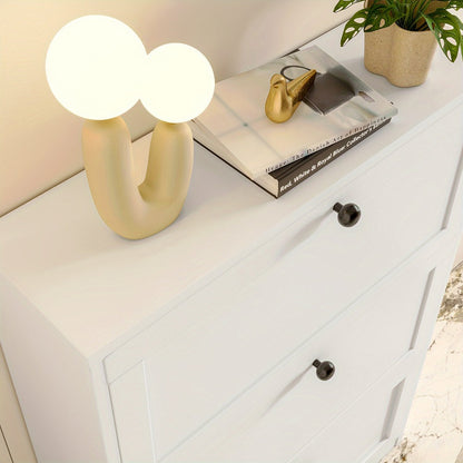 Freestanding Narrow Shoe Cabinet, Space-Saving Shoe Cupboard for Entryway detail image - detail view 12