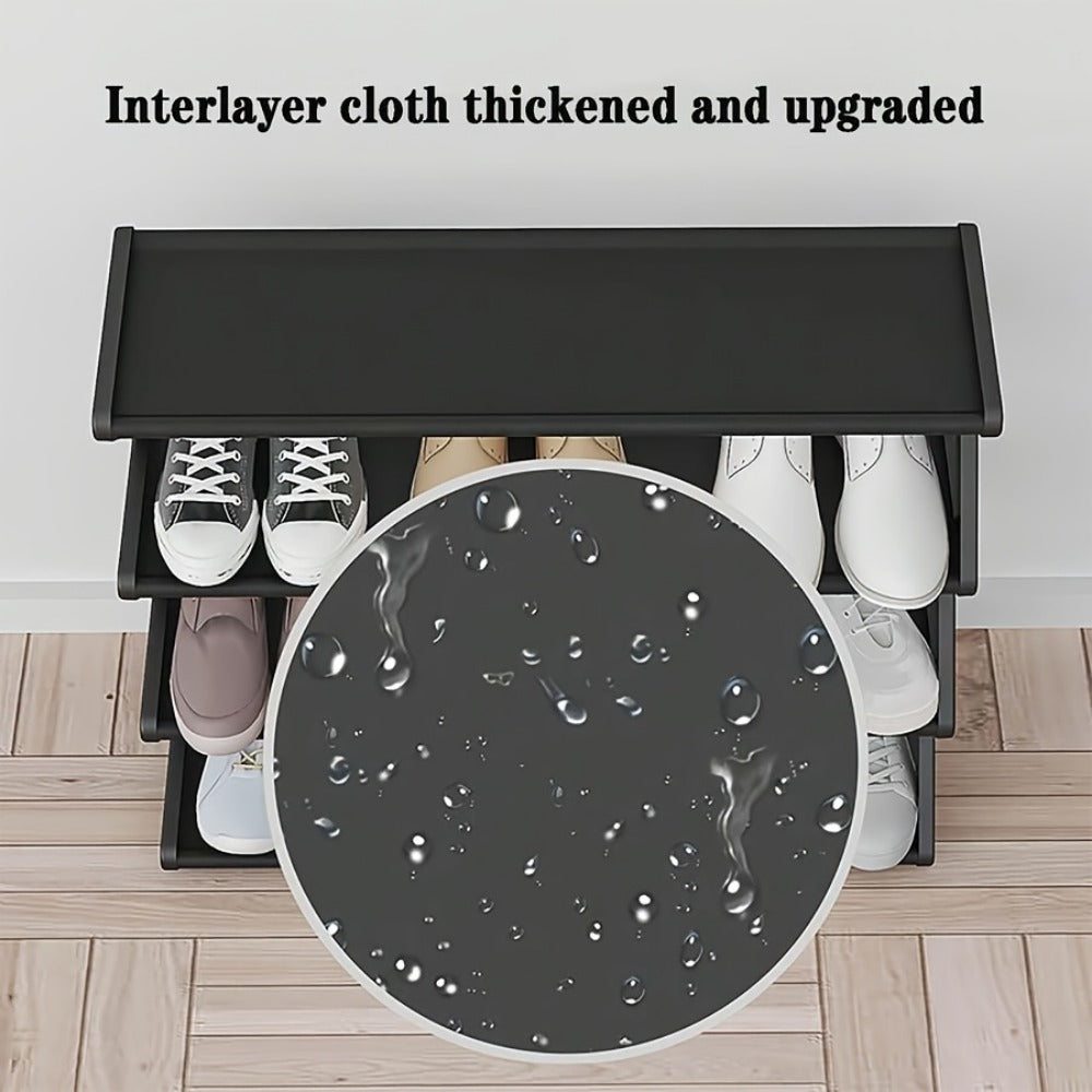 Freestanding Plastic Shoe Rack with Stackable Design for Organized Everyday Storage detail image - detail view 10