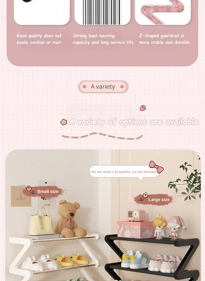 Freestanding Plastic Shoe Rack with Stackable Design for Organized Everyday Storage detail image - detail view 24