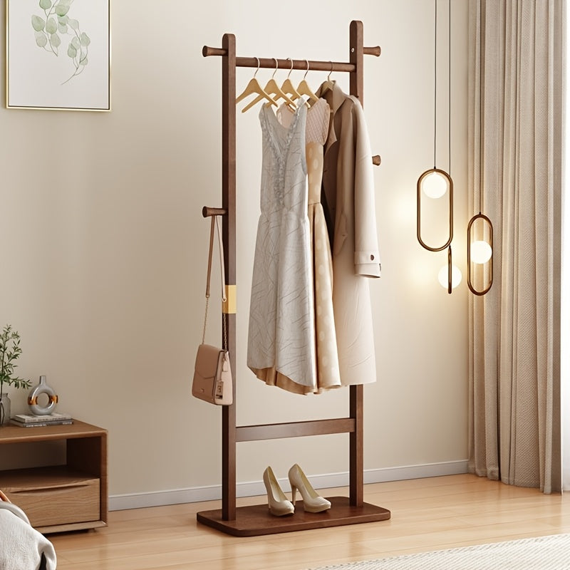 Coat Rack shown in the Coffee Brown option
