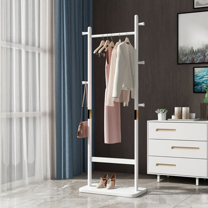 Freestanding Wood Coat Rack, Coat and Hat Organizer for Entryway detail image - detail view 3