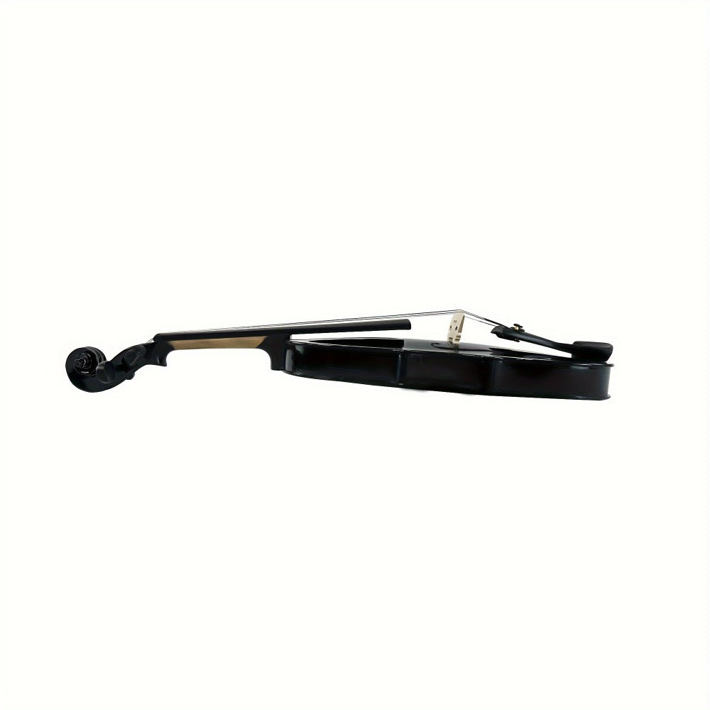 Full Size 4/4 Violin Kit, Black Beginner Violin with Hard Case and Bows detail image - detail view 5
