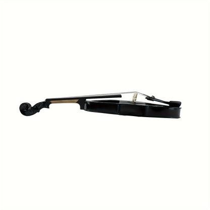 Full Size 4/4 Violin Kit, Black Beginner Violin with Hard Case and Bows detail image - detail view 5