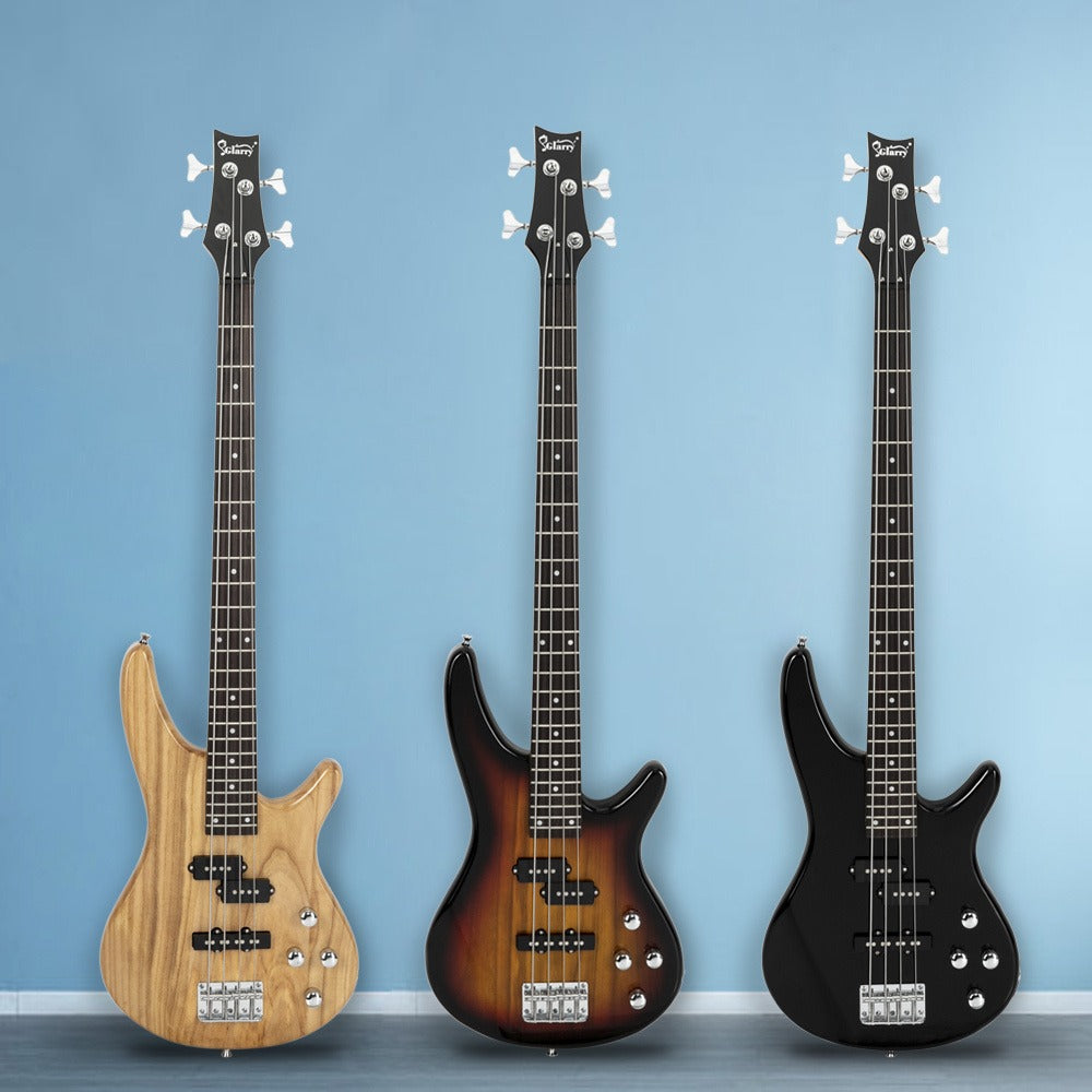 Full Size 4-String Electric Bass Guitar, 34-Inch Scale, Dual Pickups detail image - detail view 9