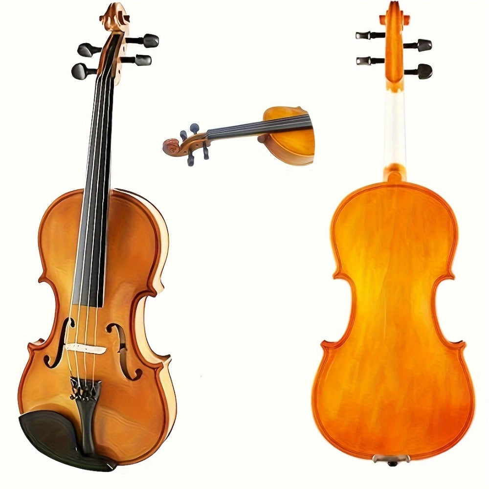 Full Size Violin, 4/4, Full Size, Beginner, Set, Adult for Lessons and Practice detail image
