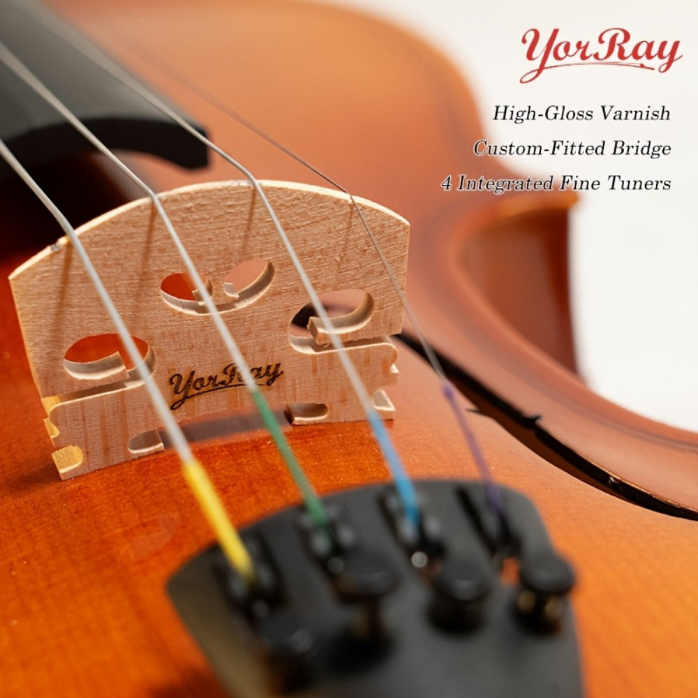 Full Size Violin, Full Size, Kit, Adults, Beginners for Lessons and Practice detail image - detail view 8