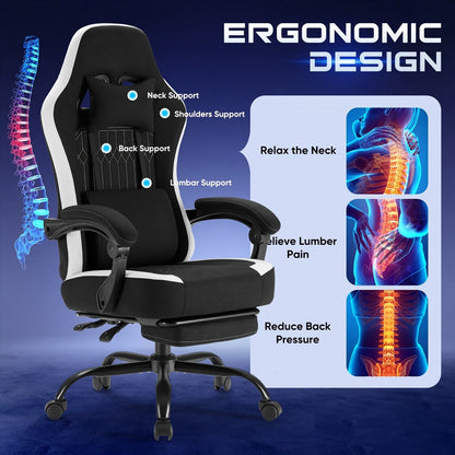 Gaming Chair, Ergonomic Video Game Chair for Comfortable Everyday Seating detail image - detail view 21