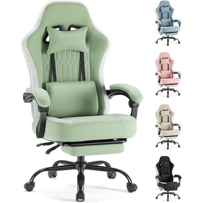 Gaming Chair shown in the Light Green option
