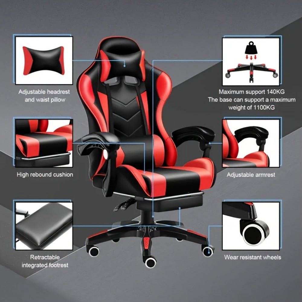 Gaming Chair, High-Back Gaming Seat for Comfortable Everyday Seating in Home Office detail image - detail view 11