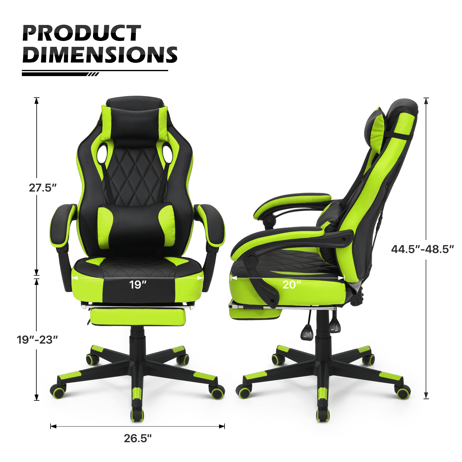 Gaming Chair, High-Back Gaming Seat for Comfortable Everyday Seating detail image - detail view 23
